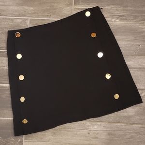 LOFT Black Sailor Skirt